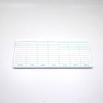 Rectangular, White Weekly Planner Sticky Notes