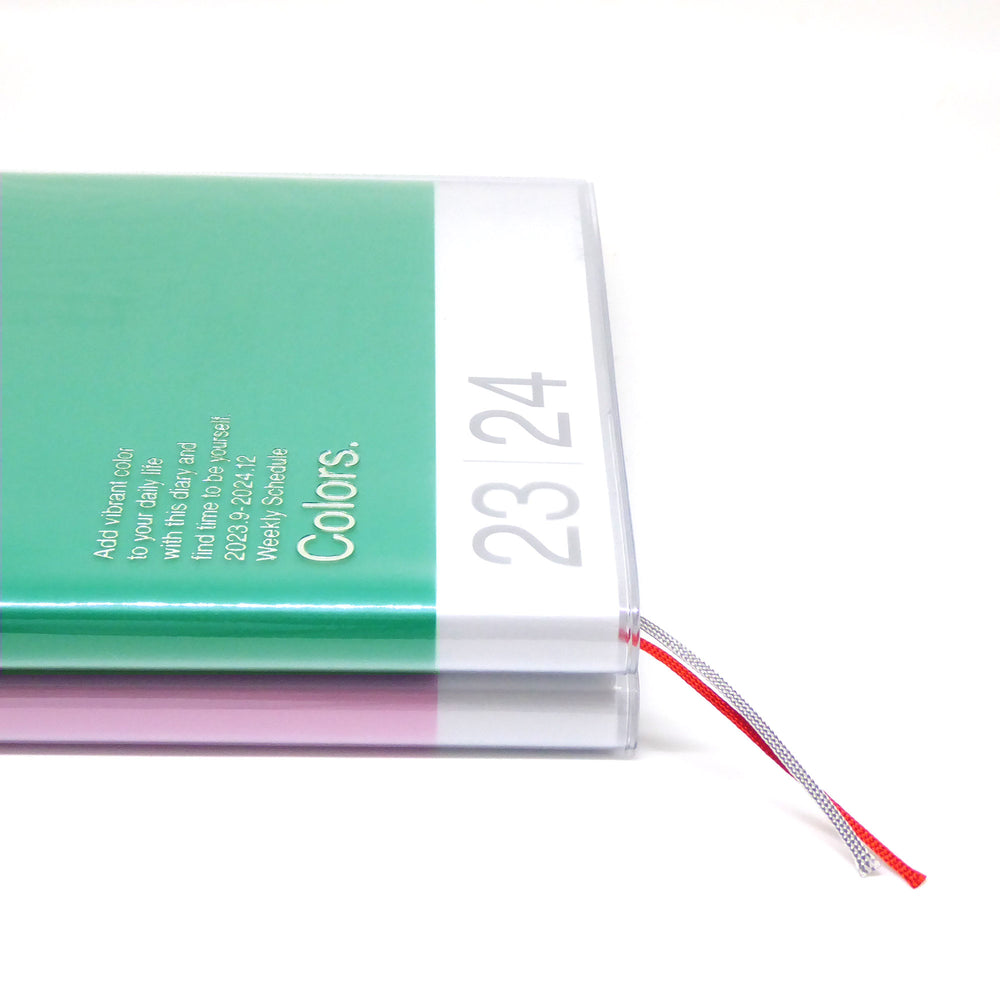 Mark's Inc Colors Diaries 2024 Green and Pink