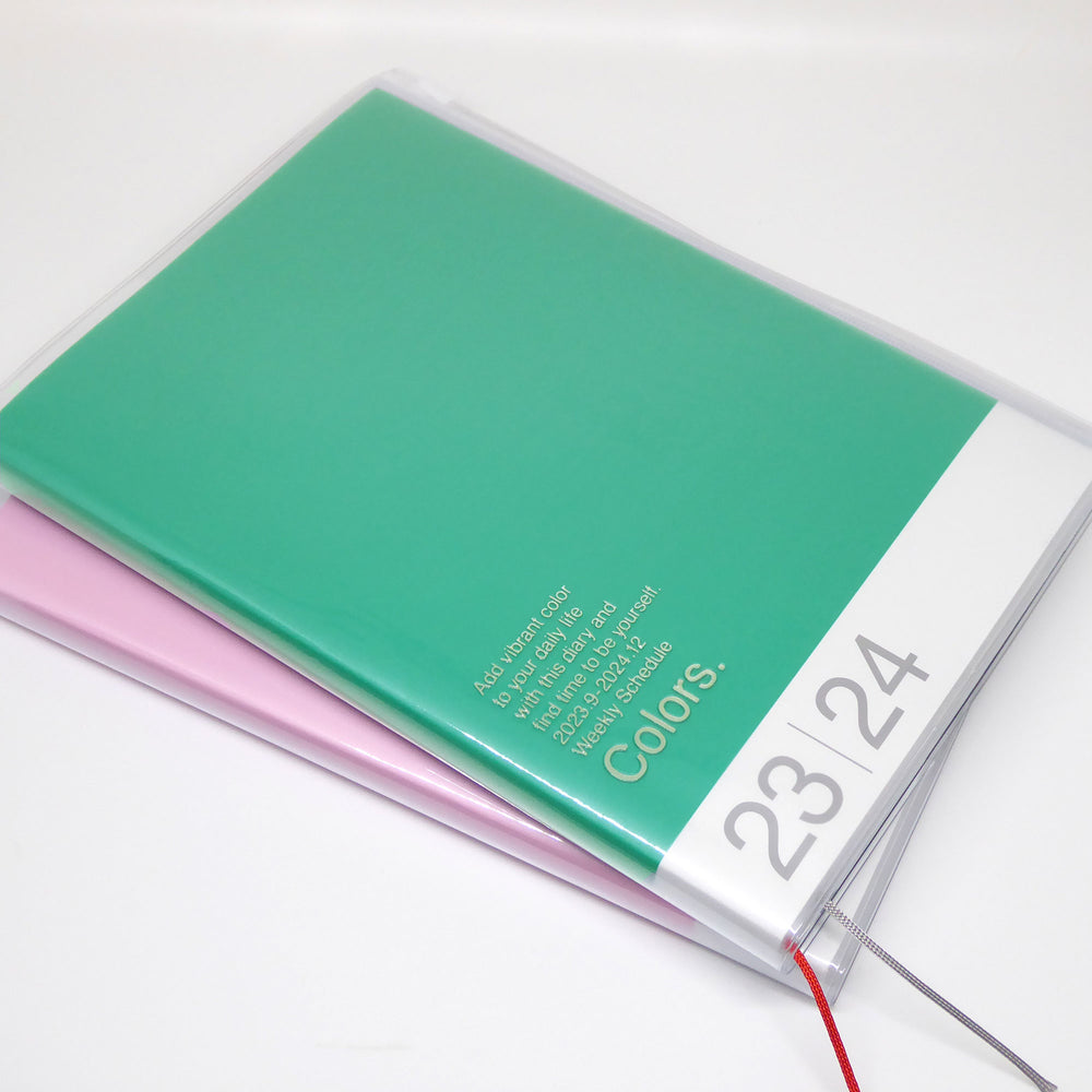 Mark's Inc Colors Diaries 2024 Green and Pink