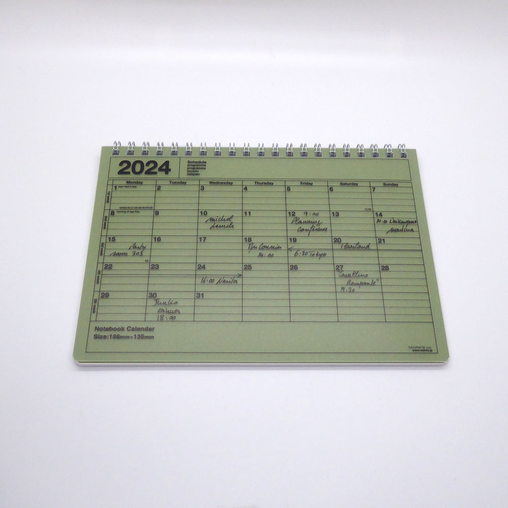 Mark's Inc 2024 Small Notebook Calendar - Khaki