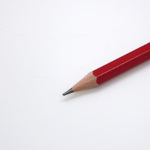 Group of red HB pencils