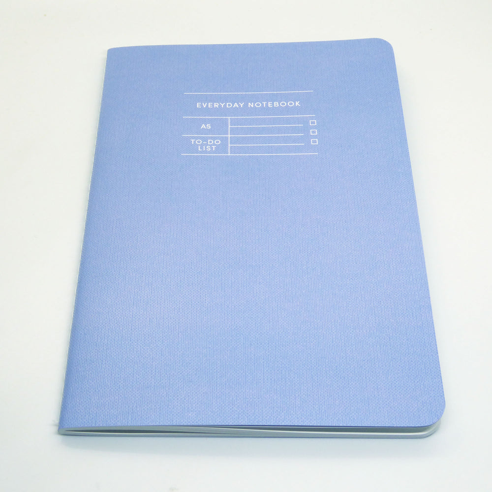 Soft Blue notebook with title Everyday Notebook A5 To-Do List