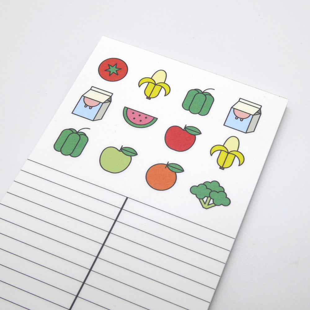 Red Fries Long Notepad - Produce