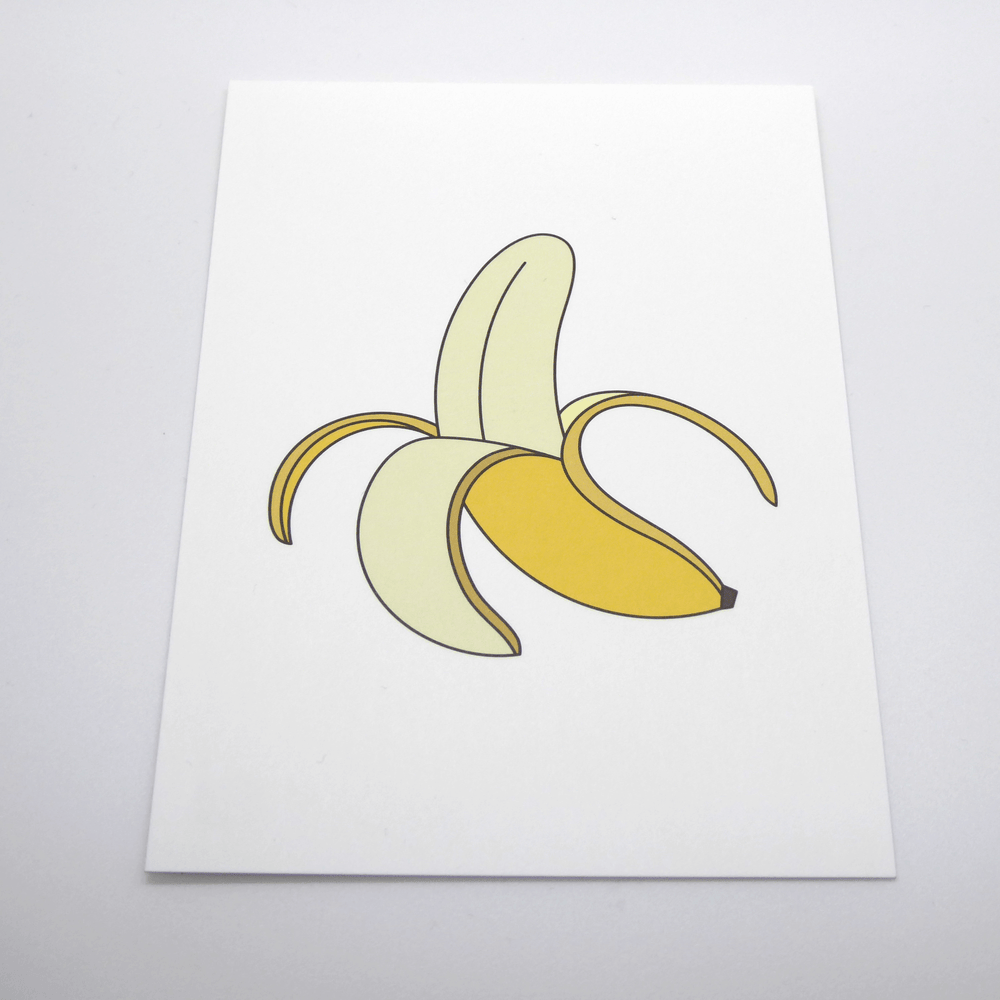Red Fries Postcard, Banana