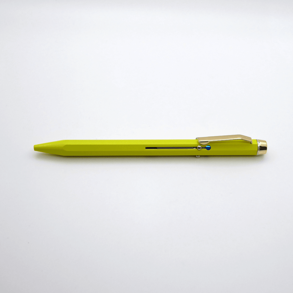 Yellow 4 colour pen from Basic Utility
