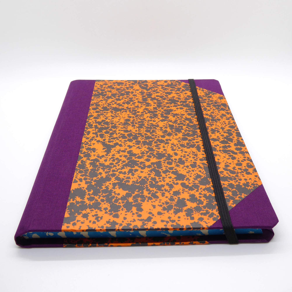 Emilio Braga Cloud Print A5 Notebook - Orange