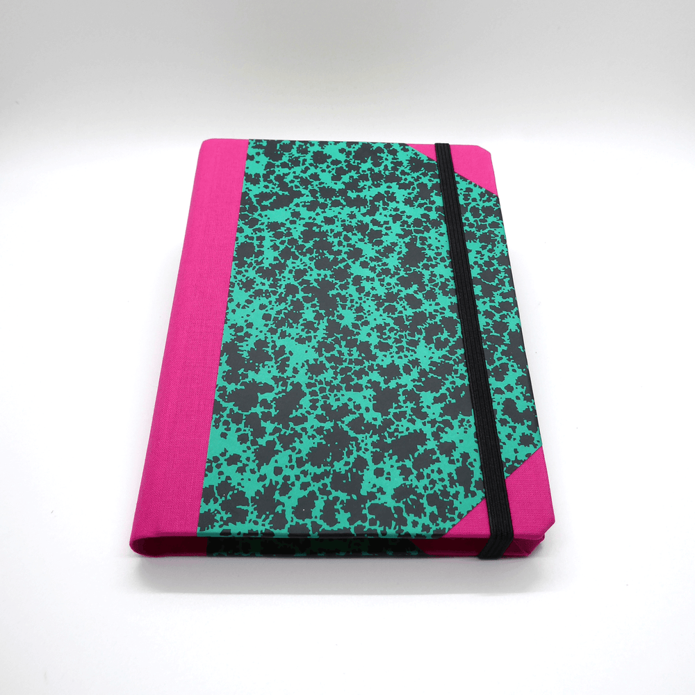 Emilio Braga Cloud Print A6 Notebook - Green