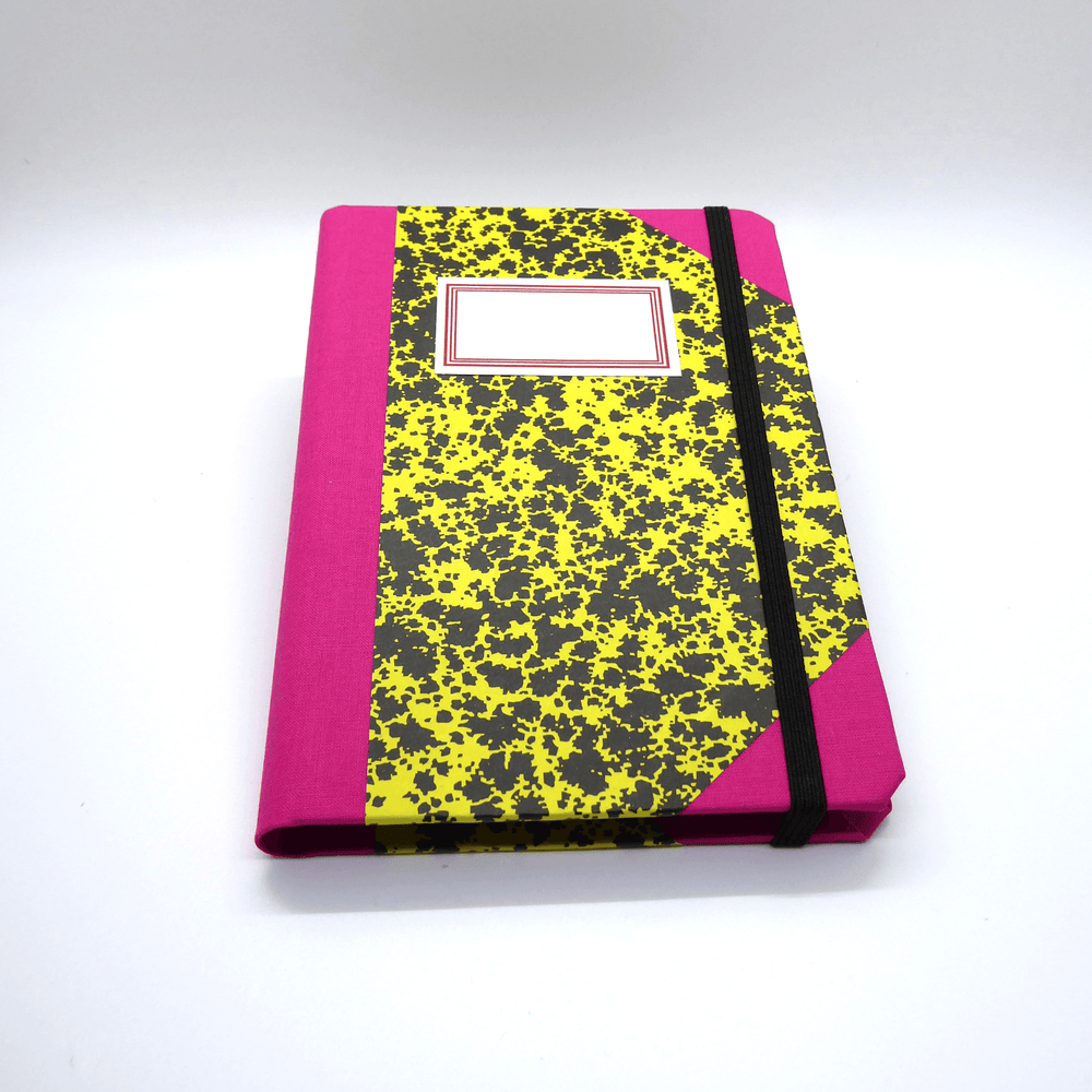 Emilio Braga Cloud Print A6 Notebook - Yellow - Leaves Stationery Store