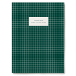 Kartotek Copenhagen Check Notebook - Dark Green