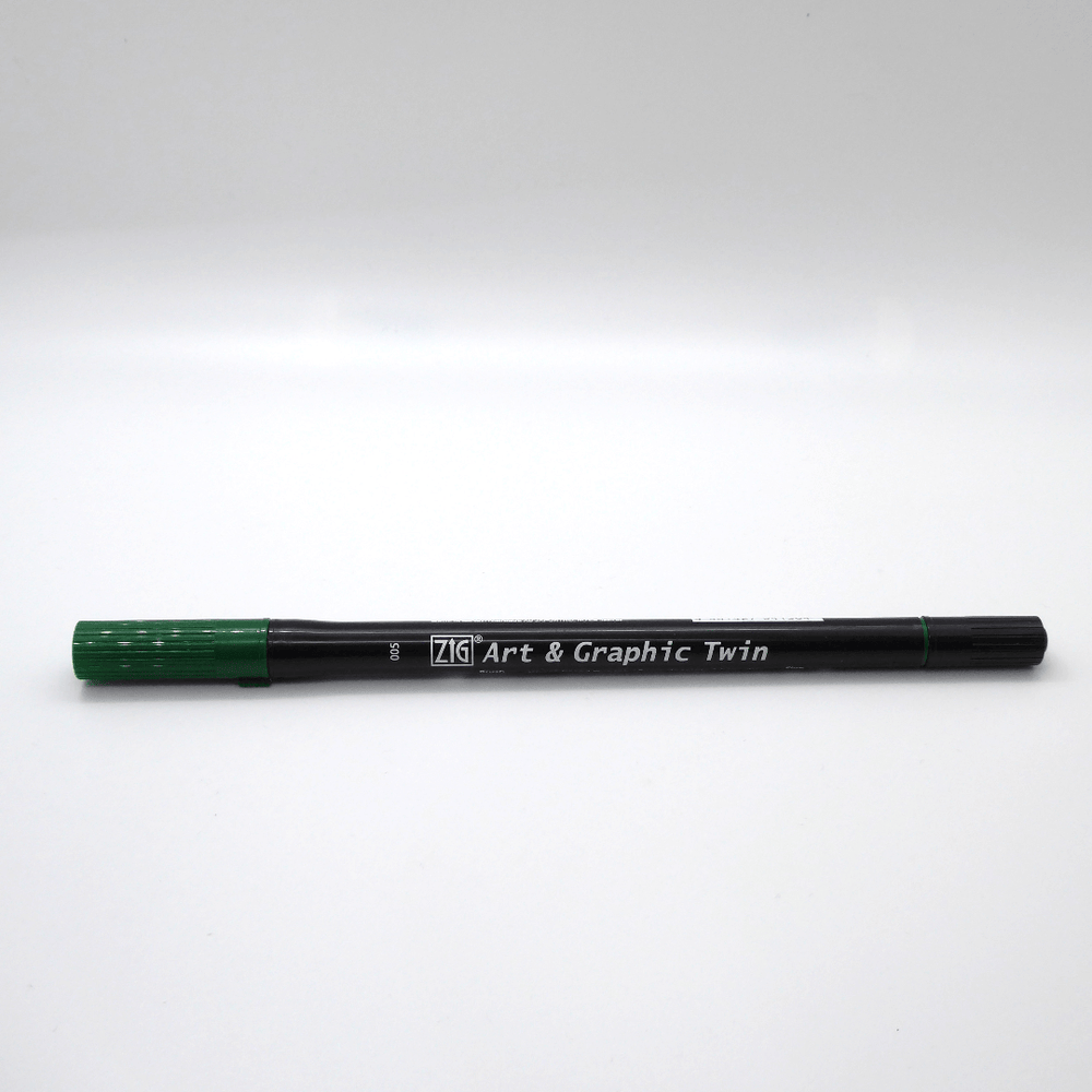 Kuretake ZIG Art & Graphic Twin Brush Pen - Leaves Stationery Store