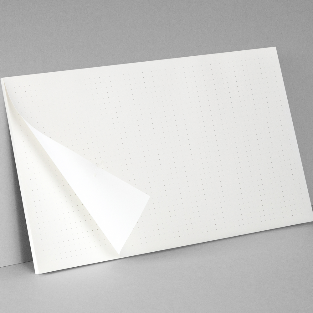 Rectangular Desk Pad, Dotted Pages