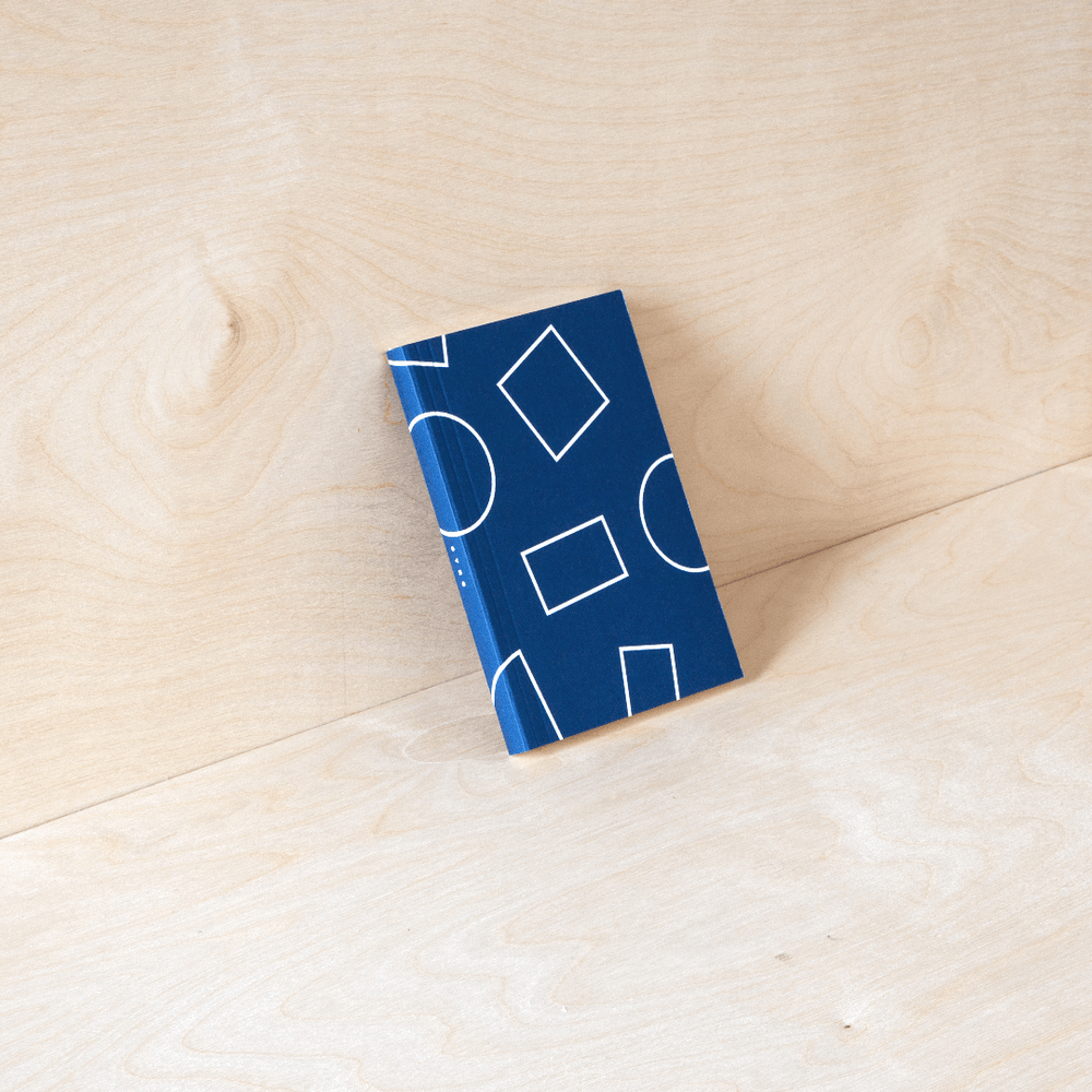 Ola Pocket Weekly Planner, Shapes - Navy - Leaves Stationery Store