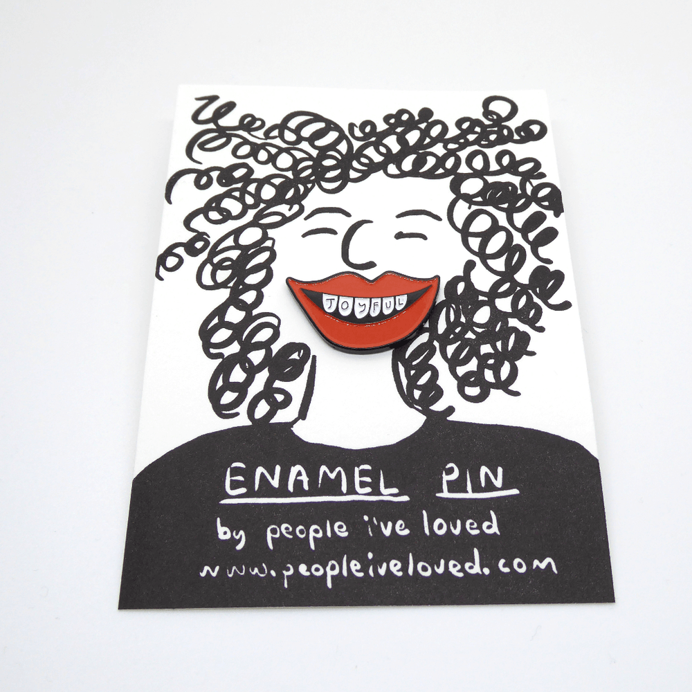 People I've Loved Enamel Pin - Joyful