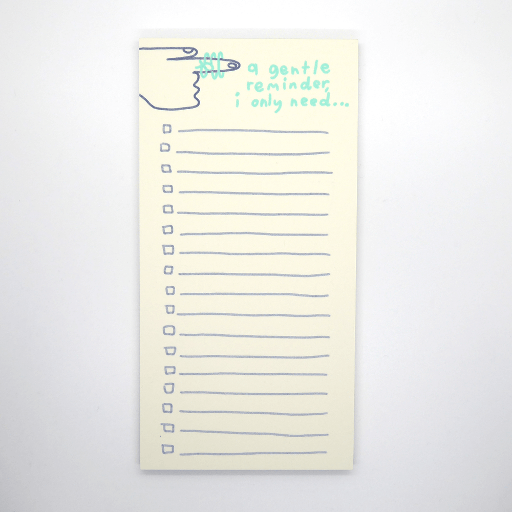 People I've Loved Notepad - Gentle Reminder