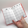 Poketo A6 Monthly Planner - Red - Leaves Stationery Store
