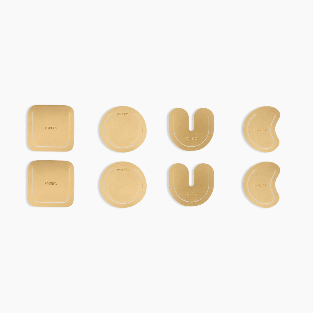 Poketo Brass Clips - Organic Shapes - Leaves Stationery Store