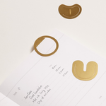 Poketo Brass Clips - Organic Shapes - Leaves Stationery Store