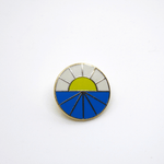 Red Fries Enamel Pin Badge - Sunset - Leaves Stationery Store