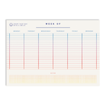 Red Fries Weekly Planner - Rainbow - Leaves Stationery Store