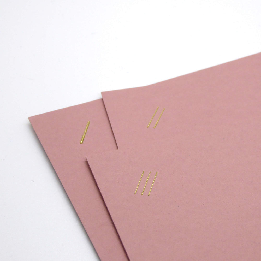Tiny Bones Press Notecard Set, Lines - Leaves Stationery Store