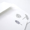 Tiny Bones Press Notecard Set, Foliage - Black - Leaves Stationery Store