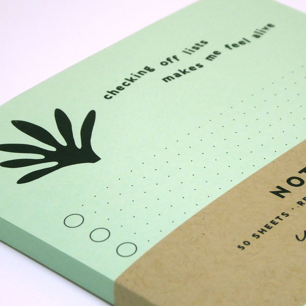 Worthwhile Paper Notepad - Alive - Leaves Stationery Store