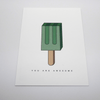 Red Fries Postcard, Popsicle - Leaves Stationery Store